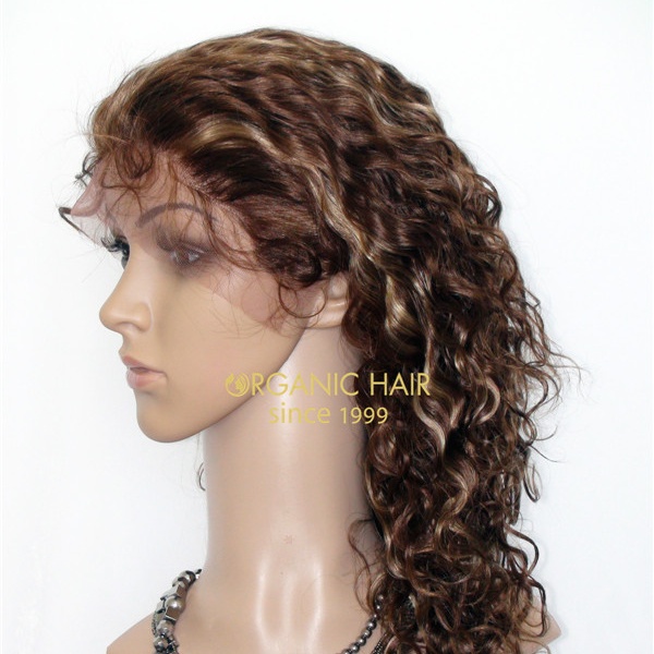 High quality and cheap Virgin human full lace wigs for  women A1